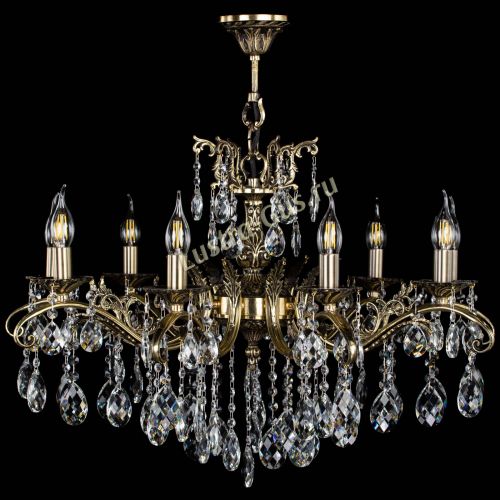 Люстра бронзовая Милана №9/2 баден в Саратове Гусь Хрустальный