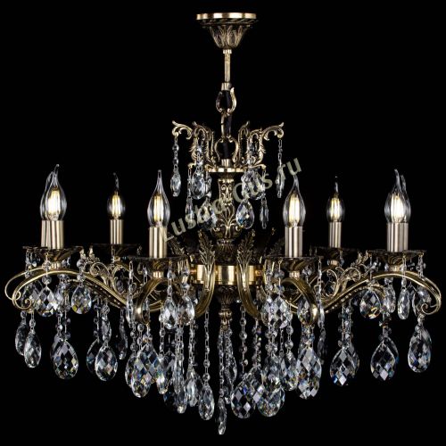 Люстра бронзовая Милана №9/2 баден в Саратове Гусь Хрустальный