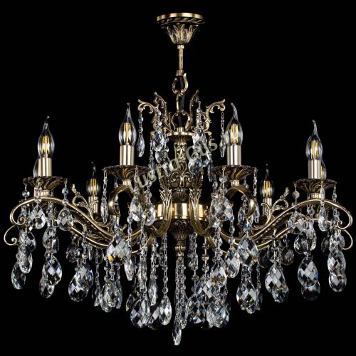 Люстра бронзовая Милана №9/2 баден в Саратове Гусь Хрустальный