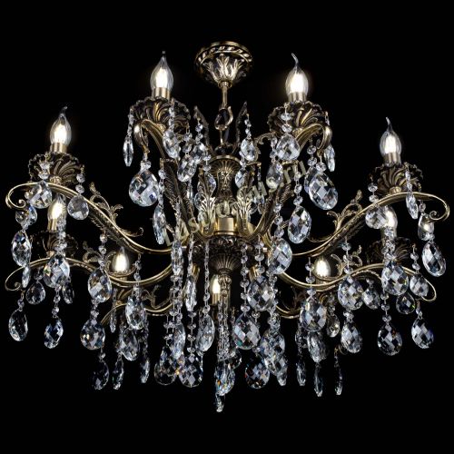 Люстра бронзовая Милана №9/2 баден в Саратове Гусь Хрустальный