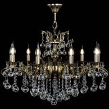 Люстра бронзовая Милана №9/2 шар в Саратове