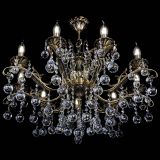 Люстра бронзовая Милана №9/2 шар в Саратове