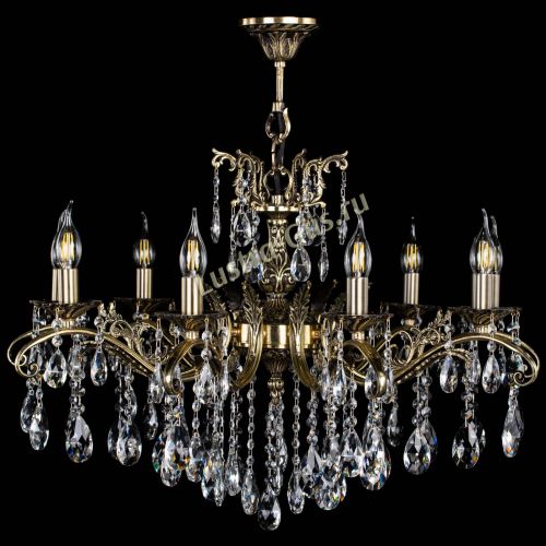 Люстра бронзовая Милана №9/2 журавлик в Саратове Гусь Хрустальный