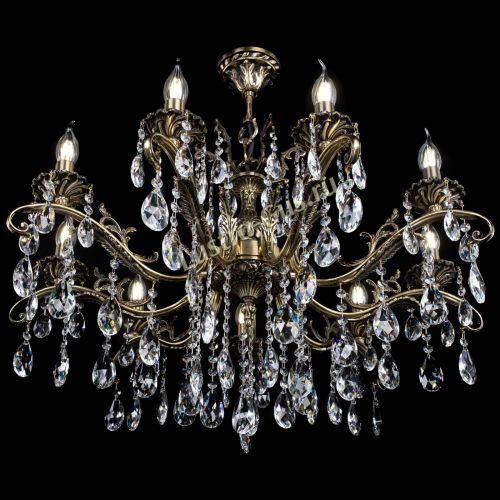 Люстра бронзовая Милана №9/2 журавлик в Саратове Гусь Хрустальный