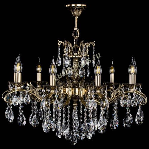 Люстра бронзовая Милана №9/2 звездочка в Саратове Гусь Хрустальный