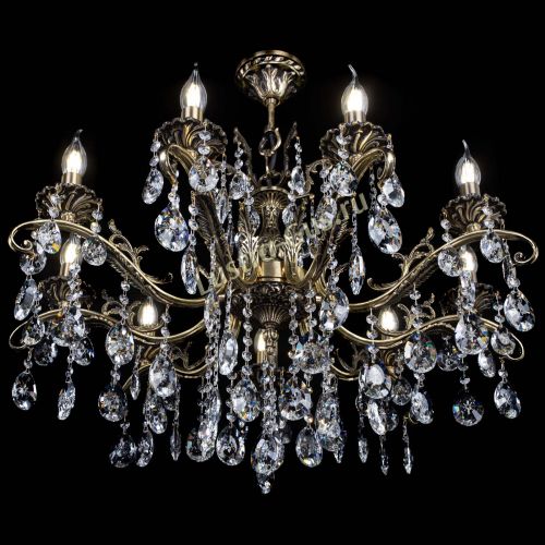 Люстра бронзовая Милана №9/2 звездочка в Саратове Гусь Хрустальный