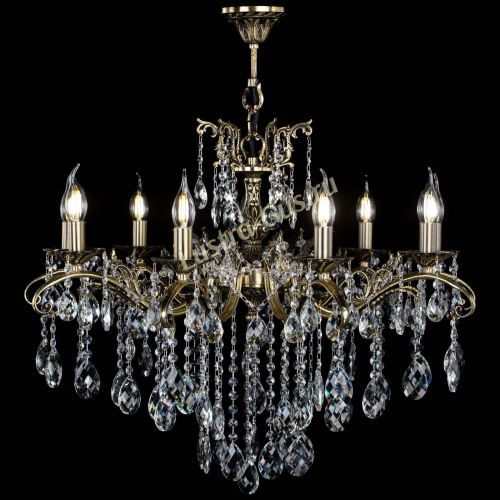 Люстра бронзовая Милана №9 баден в Саратове Гусь Хрустальный