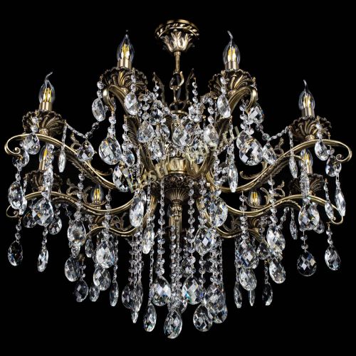 Люстра бронзовая Милана №9 баден в Саратове Гусь Хрустальный