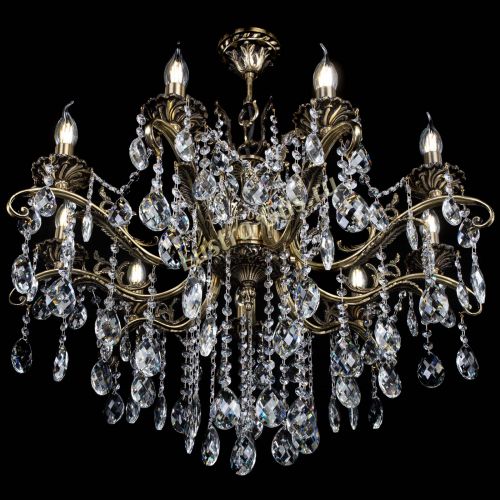 Люстра бронзовая Милана №9 баден в Саратове Гусь Хрустальный