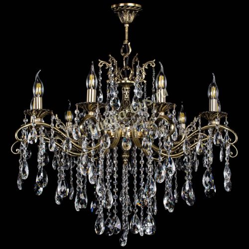 Люстра бронзовая Милана №9 журавлик в Саратове Гусь Хрустальный