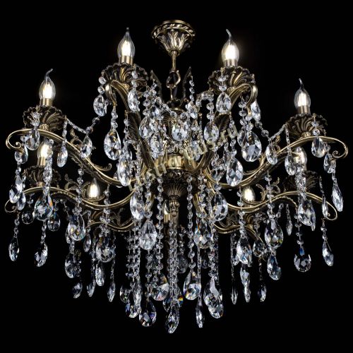 Люстра бронзовая Милана №9 журавлик в Саратове Гусь Хрустальный