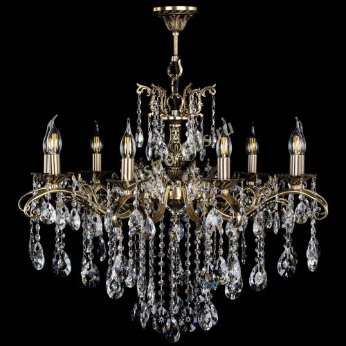 Люстра бронзовая Милана №9 звездочка в Саратове Гусь Хрустальный