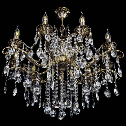 Люстра бронзовая Милана №9 звездочка в Саратове Гусь Хрустальный