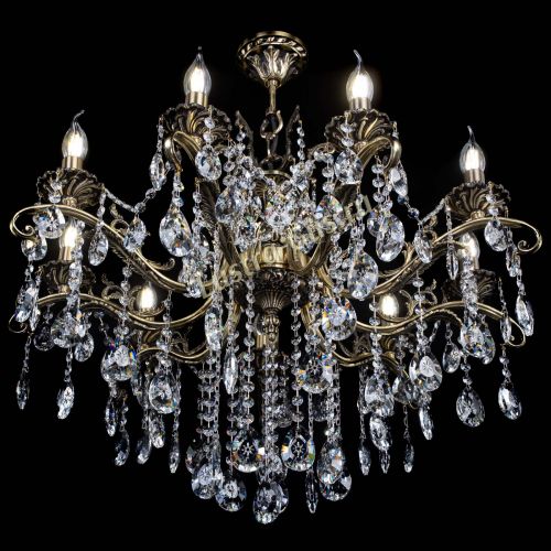 Люстра бронзовая Милана №9 звездочка в Саратове Гусь Хрустальный