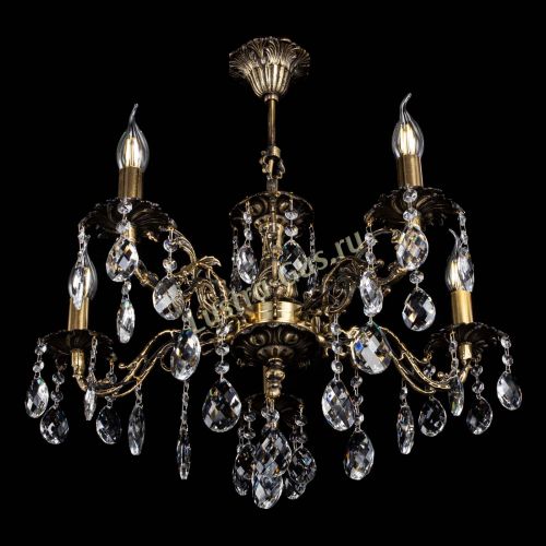 Люстра бронзовая Муза №5/2 баден в Саратове Гусь Хрустальный