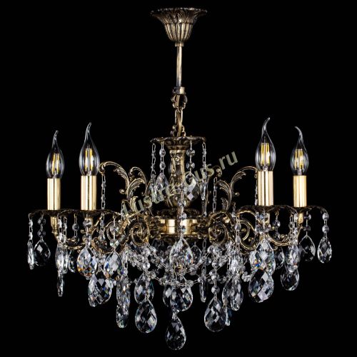 Люстра бронзовая Муза №5 баден в Саратове Гусь Хрустальный