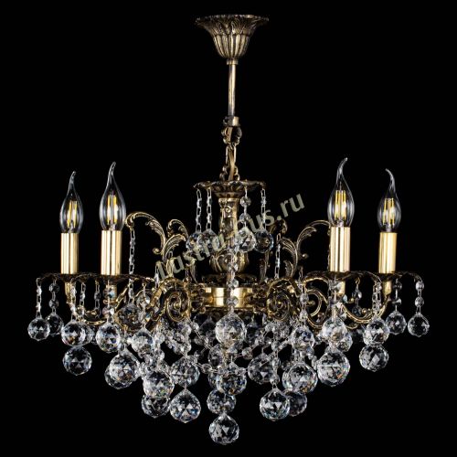 Люстра бронзовая Муза №5 шар в Саратове Гусь Хрустальный