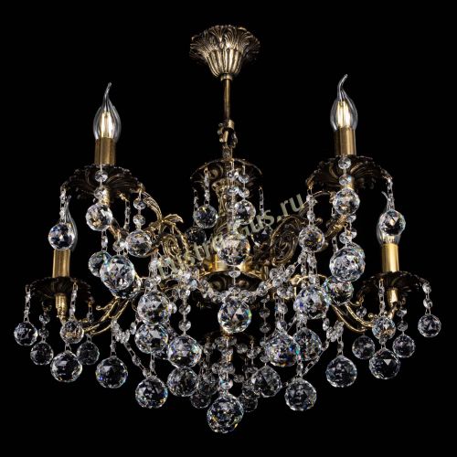 Люстра бронзовая Муза №5 шар в Саратове Гусь Хрустальный