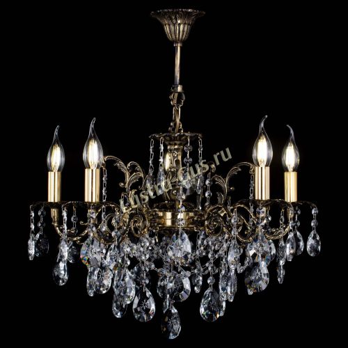 Люстра бронзовая Муза №5 звездочка в Саратове Гусь Хрустальный