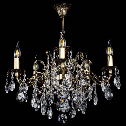 Люстра бронзовая Муза №5 звездочка в Саратове Гусь Хрустальный