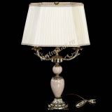 Бронзовая настольная лампа Антик №2 с камнем в Саратове