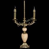 Бронзовая настольная лампа Антик №2 с камнем в Саратове