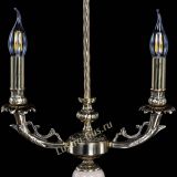 Бронзовая настольная лампа Антик №2 с камнем в Саратове