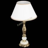 Бронзовая настольная лампа Оникс №1 с абажуром в Саратове