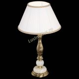 Бронзовая настольная лампа Оникс №1 с абажуром в Саратове