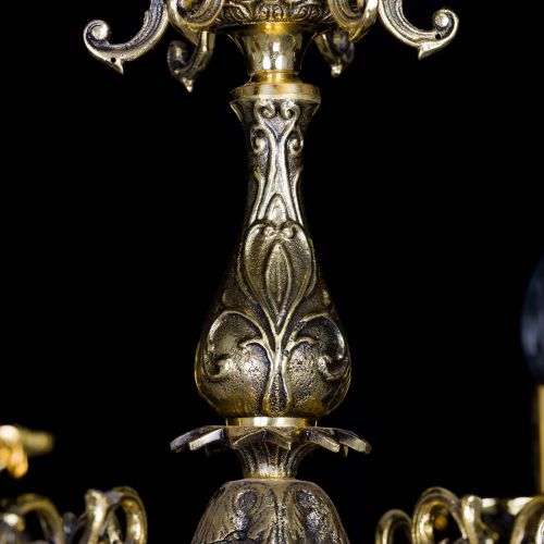 Люстра бронзовая Олимпия №5/1 шар в Саратове Гусь Хрустальный