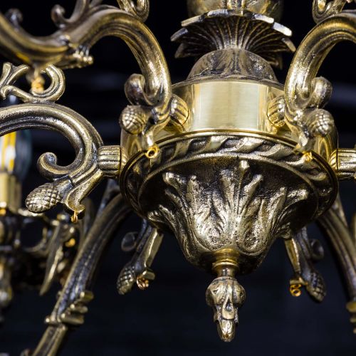 Люстра бронзовая Олимпия №5/1 шар в Саратове Гусь Хрустальный