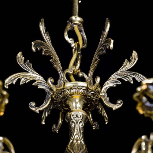 Люстра бронзовая Олимпия №5/1 шар в Саратове Гусь Хрустальный