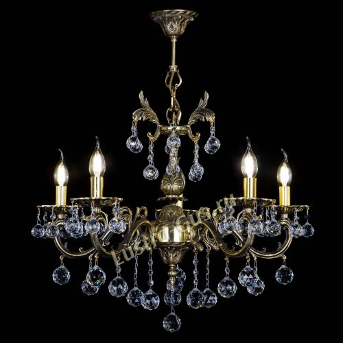 Люстра бронзовая Олимпия №5/1 шар в Саратове Гусь Хрустальный