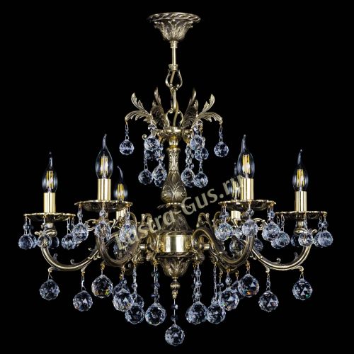 Люстра бронзовая Олимпия №6/1 шар в Саратове Гусь Хрустальный