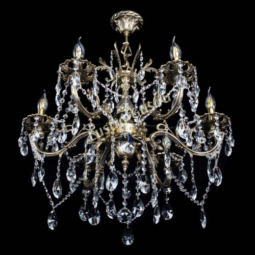 Люстра бронзовая Олимпия №6/3 лучик в Саратове Гусь Хрустальный