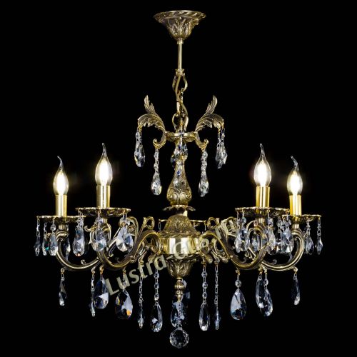 Люстра бронзовая Олимпия №5/1 лучик в Саратове Гусь Хрустальный