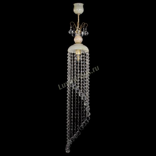 Люстра бронзовая Оникс №1/2 шар в Саратове Гусь Хрустальный