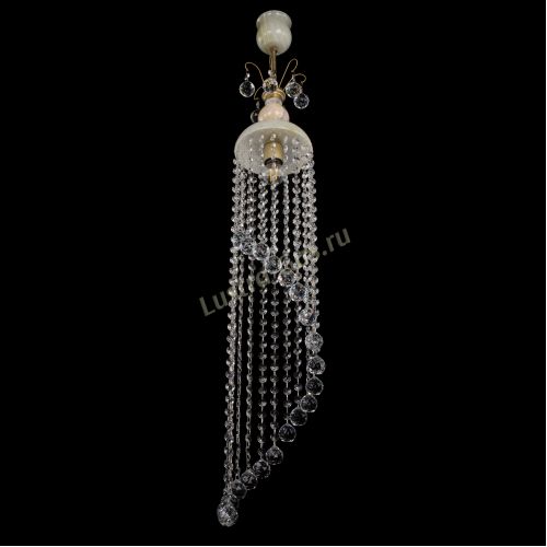 Люстра бронзовая Оникс №1/2 шар в Саратове Гусь Хрустальный