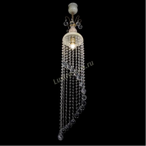 Люстра бронзовая Оникс №1/2 шар в Саратове Гусь Хрустальный