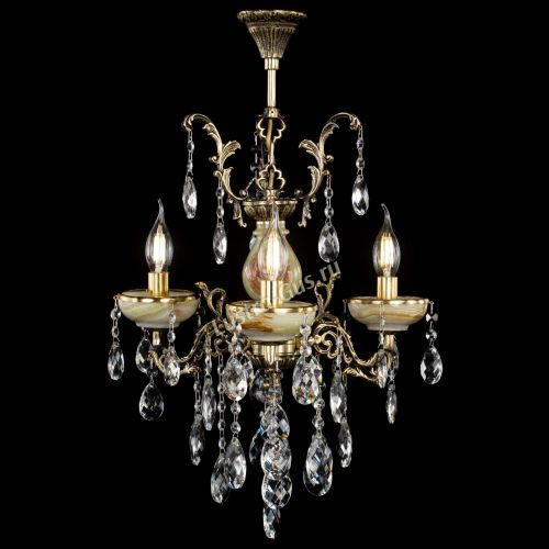 Люстра бронзовая Оникс №3/1 баден в Саратове Гусь Хрустальный