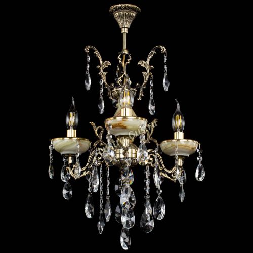 Люстра бронзовая Оникс №3/1 лучик в Саратове Гусь Хрустальный