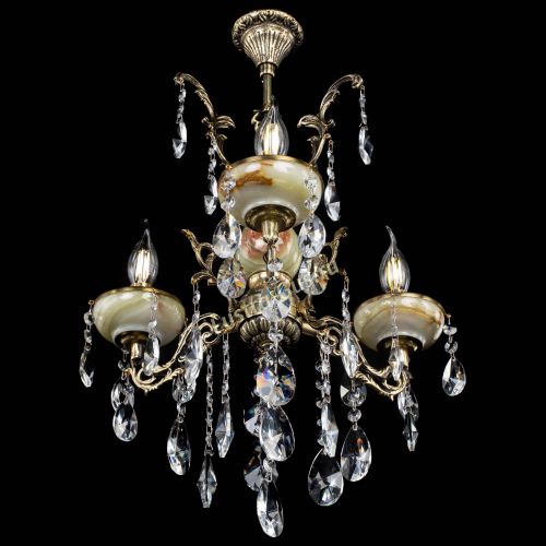 Люстра бронзовая Оникс №3/1 лучик в Саратове Гусь Хрустальный