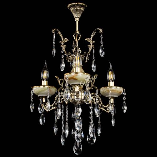 Люстра бронзовая Оникс №3/1 журавлик в Саратове Гусь Хрустальный