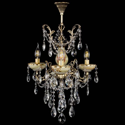 Люстра бронзовая Оникс №3/2 баден в Саратове Гусь Хрустальный