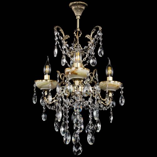 Люстра бронзовая Оникс №3/2 баден в Саратове Гусь Хрустальный