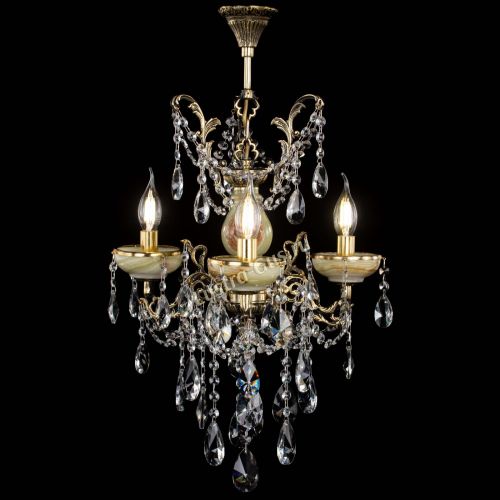 Люстра бронзовая Оникс №3/2 лучик в Саратове Гусь Хрустальный