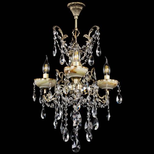 Люстра бронзовая Оникс №3/2 лучик в Саратове Гусь Хрустальный