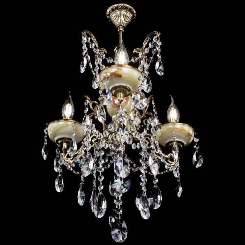 Люстра бронзовая Оникс №3/2 лучик в Саратове Гусь Хрустальный