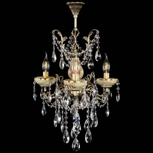 Люстра бронзовая Оникс №3/2 журавлик в Саратове Гусь Хрустальный