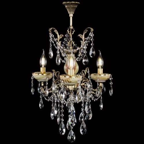 Люстра бронзовая Оникс №3/2 журавлик в Саратове Гусь Хрустальный